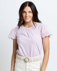 Lovely Eyelet Tee