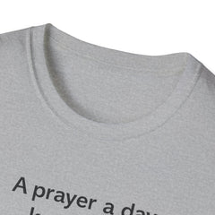 Prayer Keeps Temptations Away T-Shirt — Christian Faith Inspirational Tee