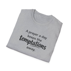 Prayer Keeps Temptations Away T-Shirt — Christian Faith Inspirational Tee
