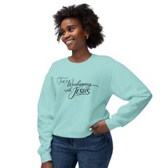 Worshiping with Jesus Crewneck Sweatshirt — Christian Faith Scripture Sweatshirt
