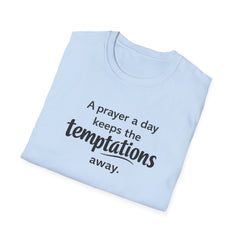 Prayer Keeps Temptations Away T-Shirt — Christian Faith Inspirational Tee