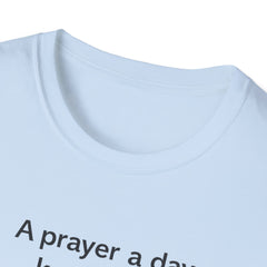 Prayer Keeps Temptations Away T-Shirt — Christian Faith Inspirational Tee