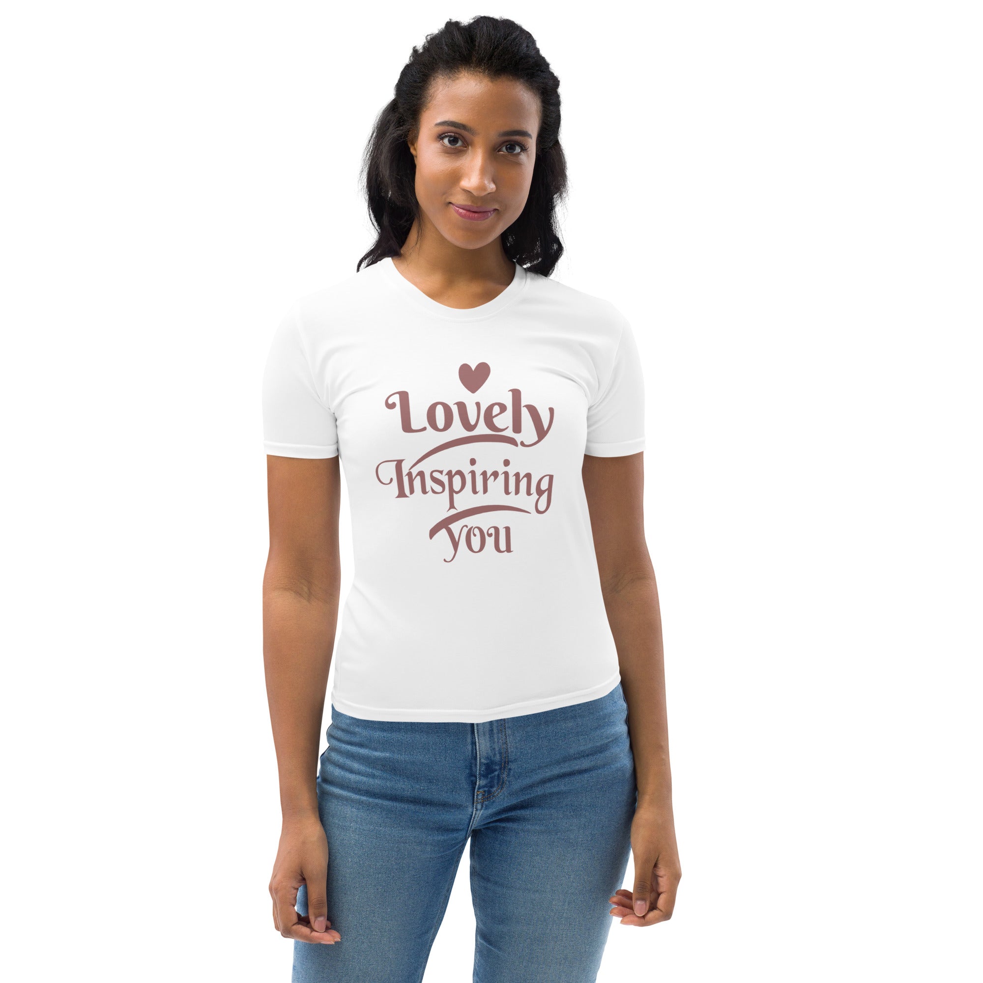 Lovely Inspiring You - Women's Crew Neck T-Shirt