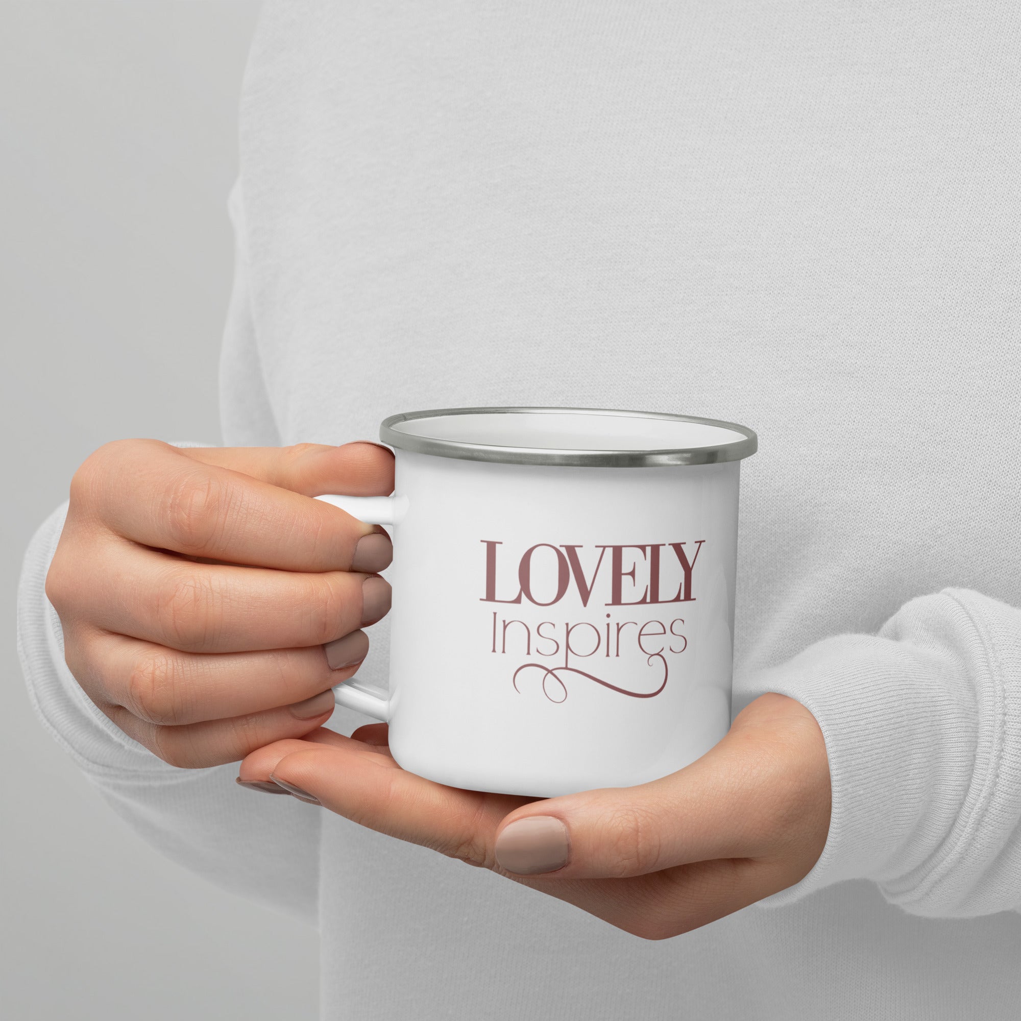 Lovely Inspires Enamel Mug
