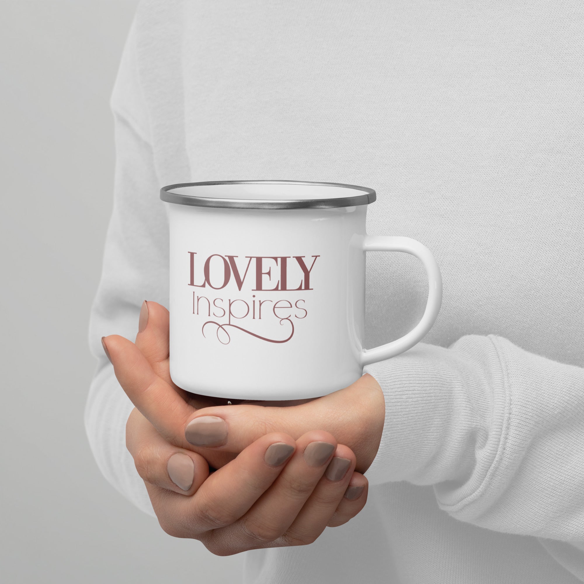 Lovely Inspires Enamel Mug