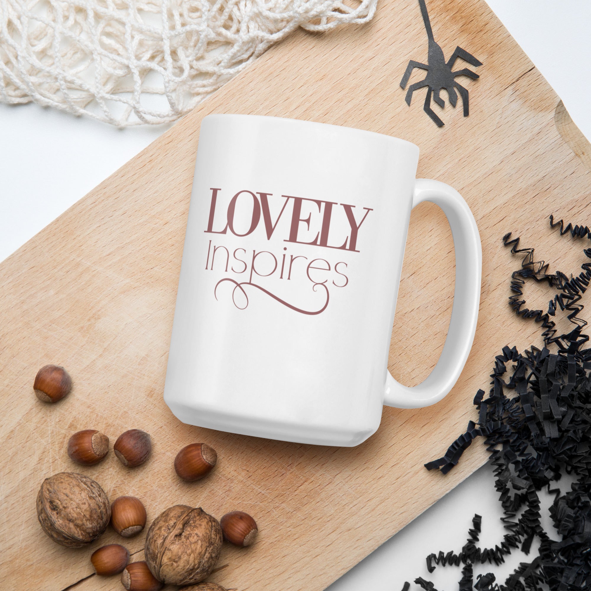 Lovely Inspires - White glossy mug