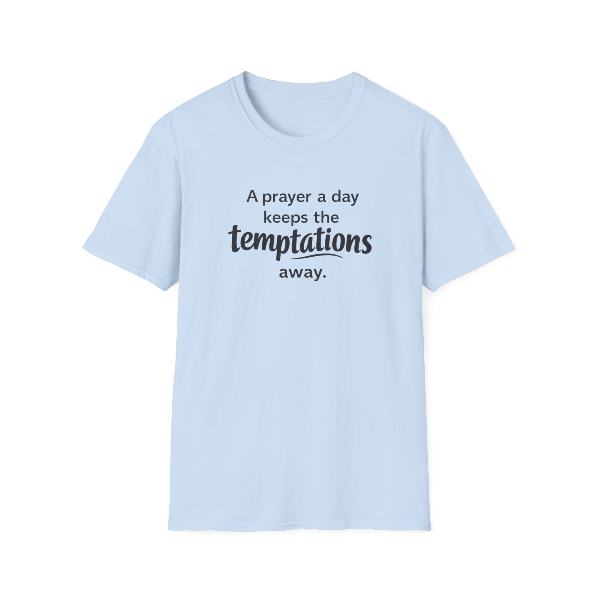 Prayer Keeps Temptations Away T-Shirt — Christian Faith Inspirational Tee