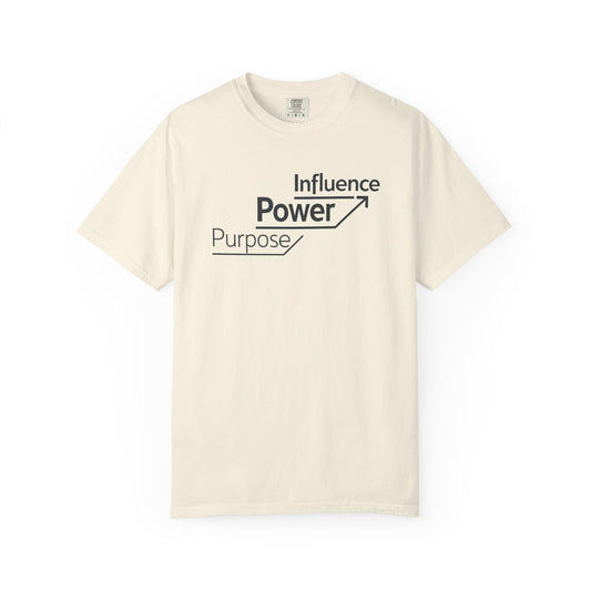 Motivational 'Power • Influence • Purpose' T-Shirt