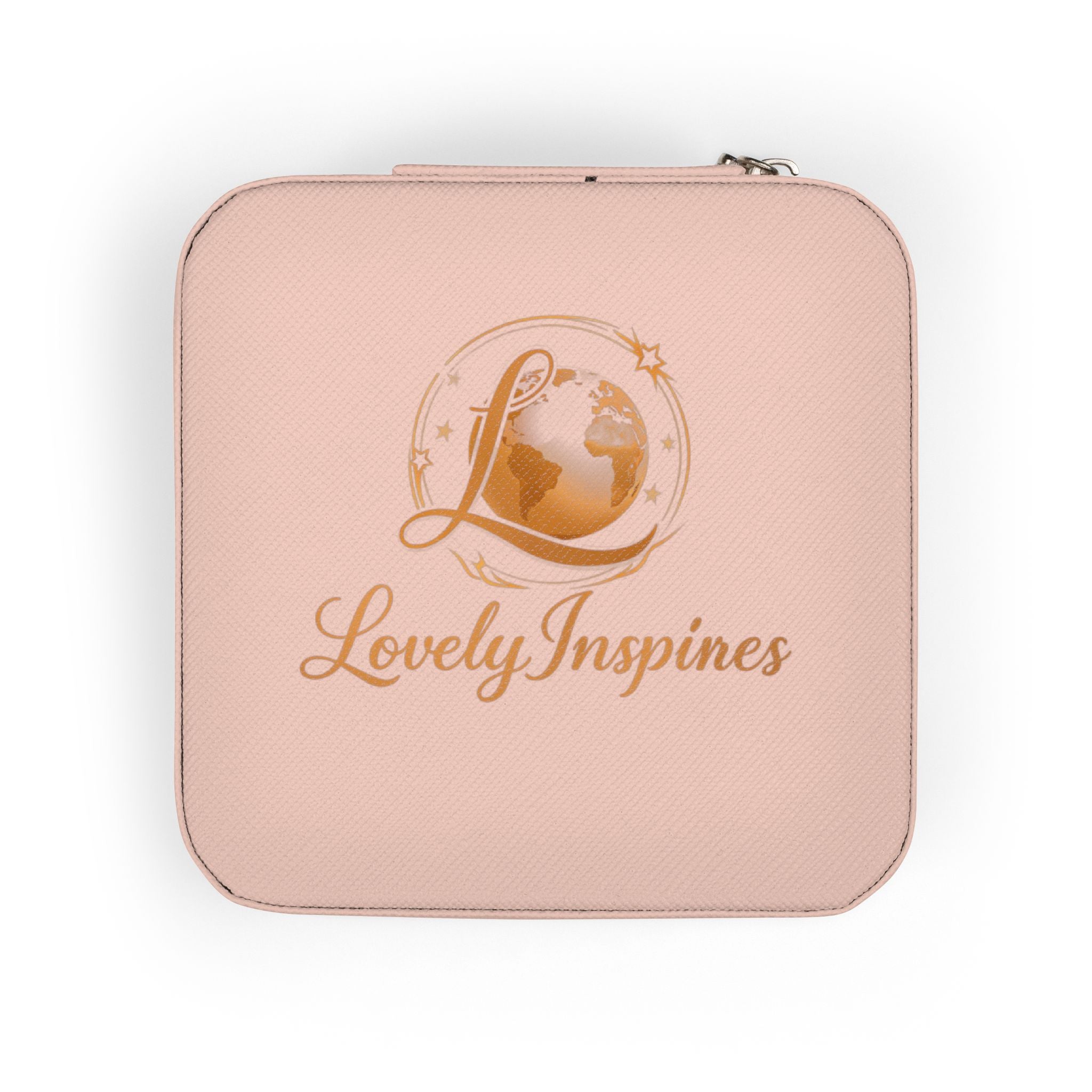 Compact Princess Jewelry Travel Case – Portable Ring & Earring Organizer