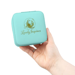 Compact Princess Jewelry Travel Case – Portable Ring & Earring Organizer