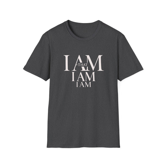 T-Shirt — "I AM" Minimalist Inspirational Graphic Tee
