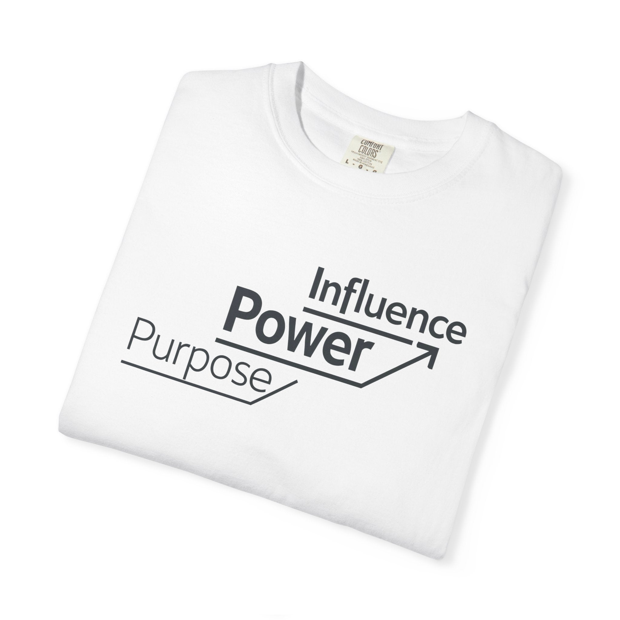 Motivational 'Power • Influence • Purpose' T-Shirt