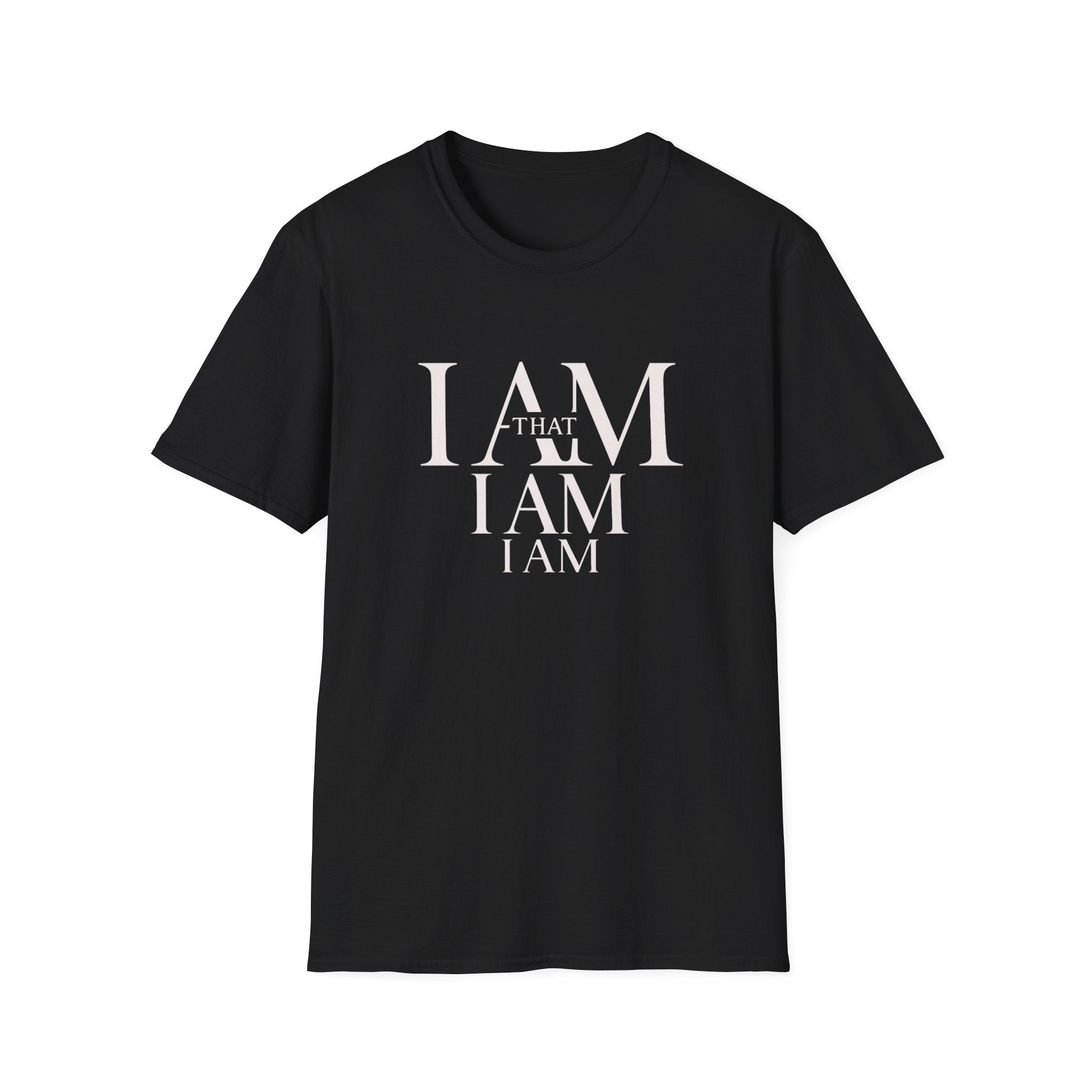 T-Shirt — "I AM" Minimalist Inspirational Graphic Tee