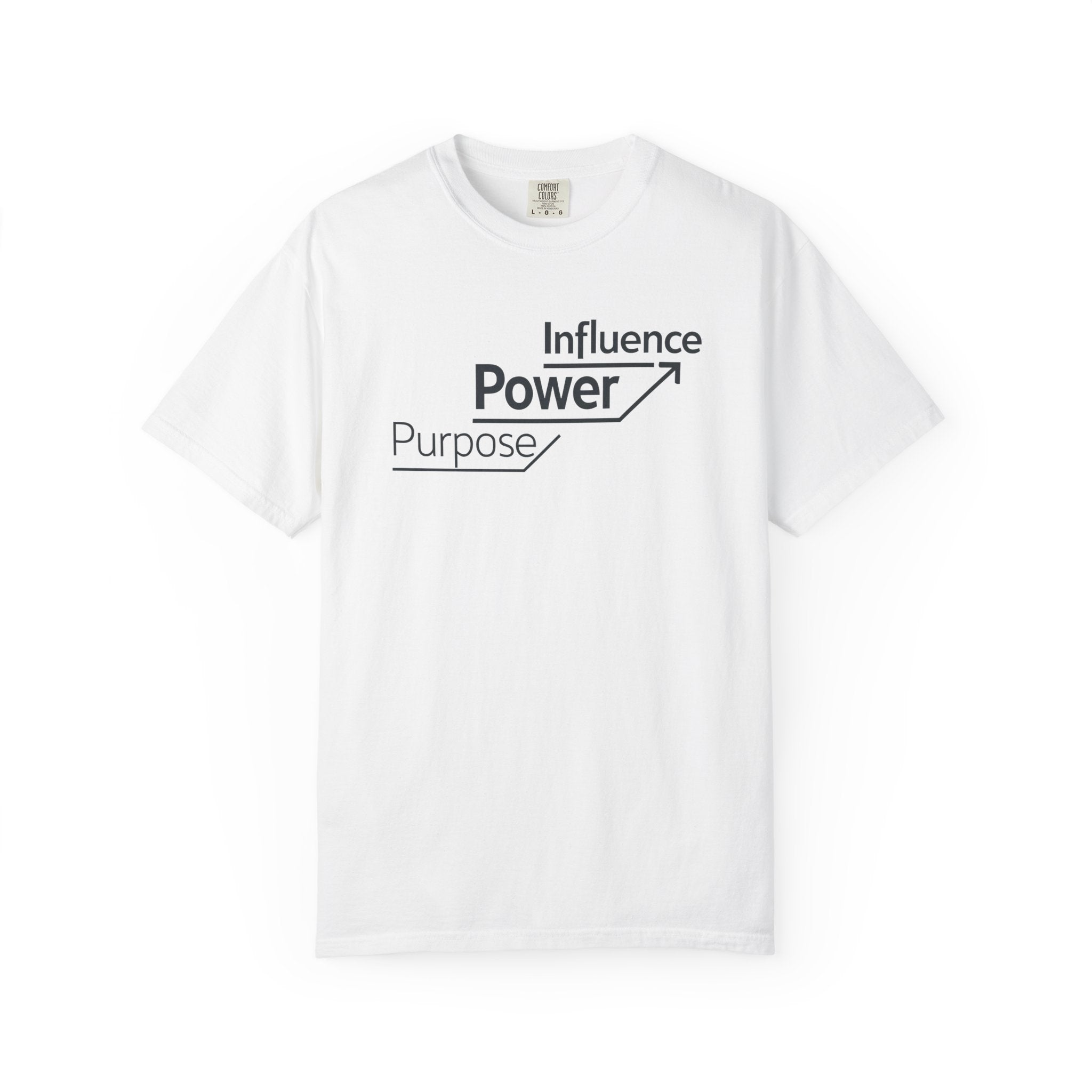 Motivational 'Power • Influence • Purpose' T-Shirt
