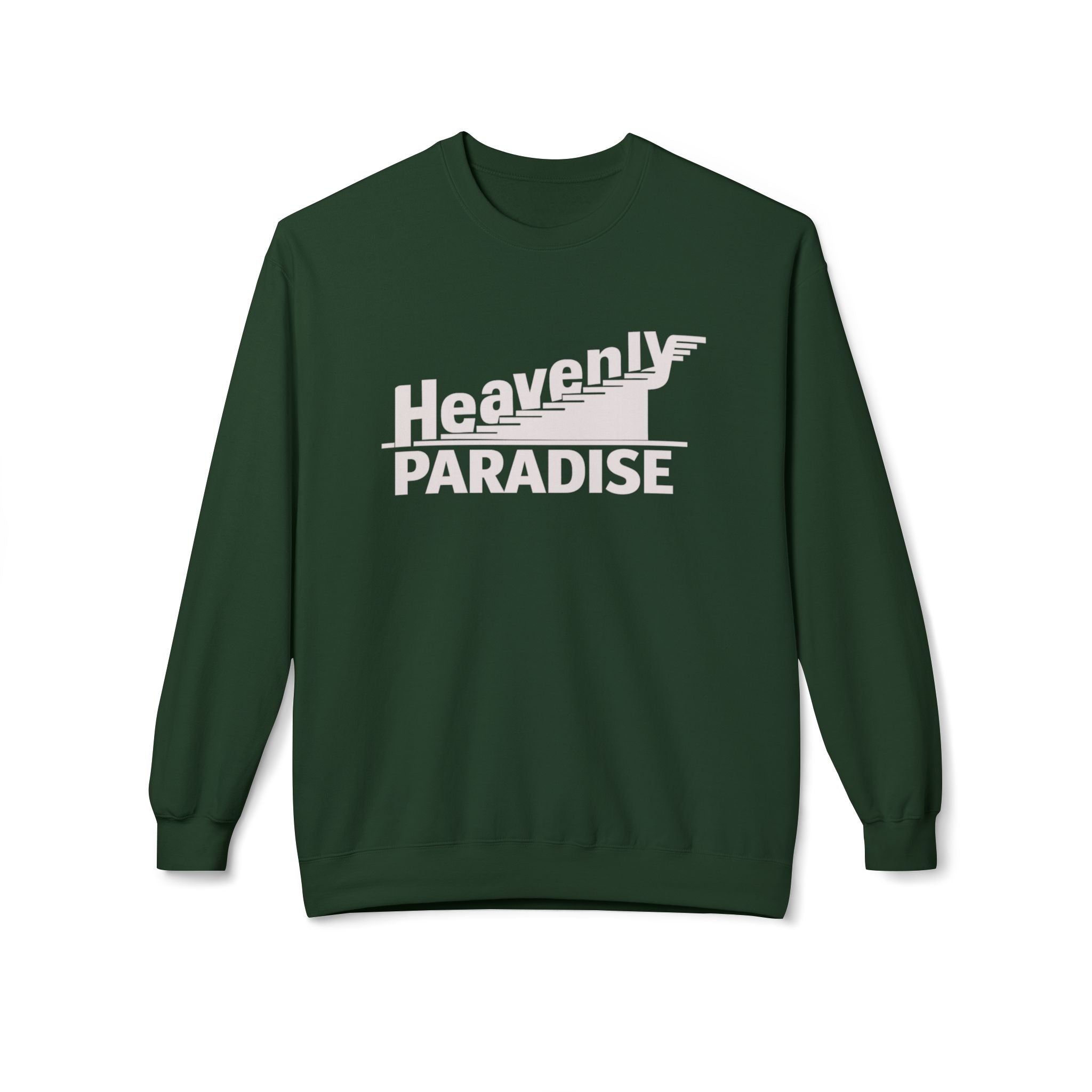 Heavenly Paradise Crewneck Sweatshirt - Vintage Flight Graphic