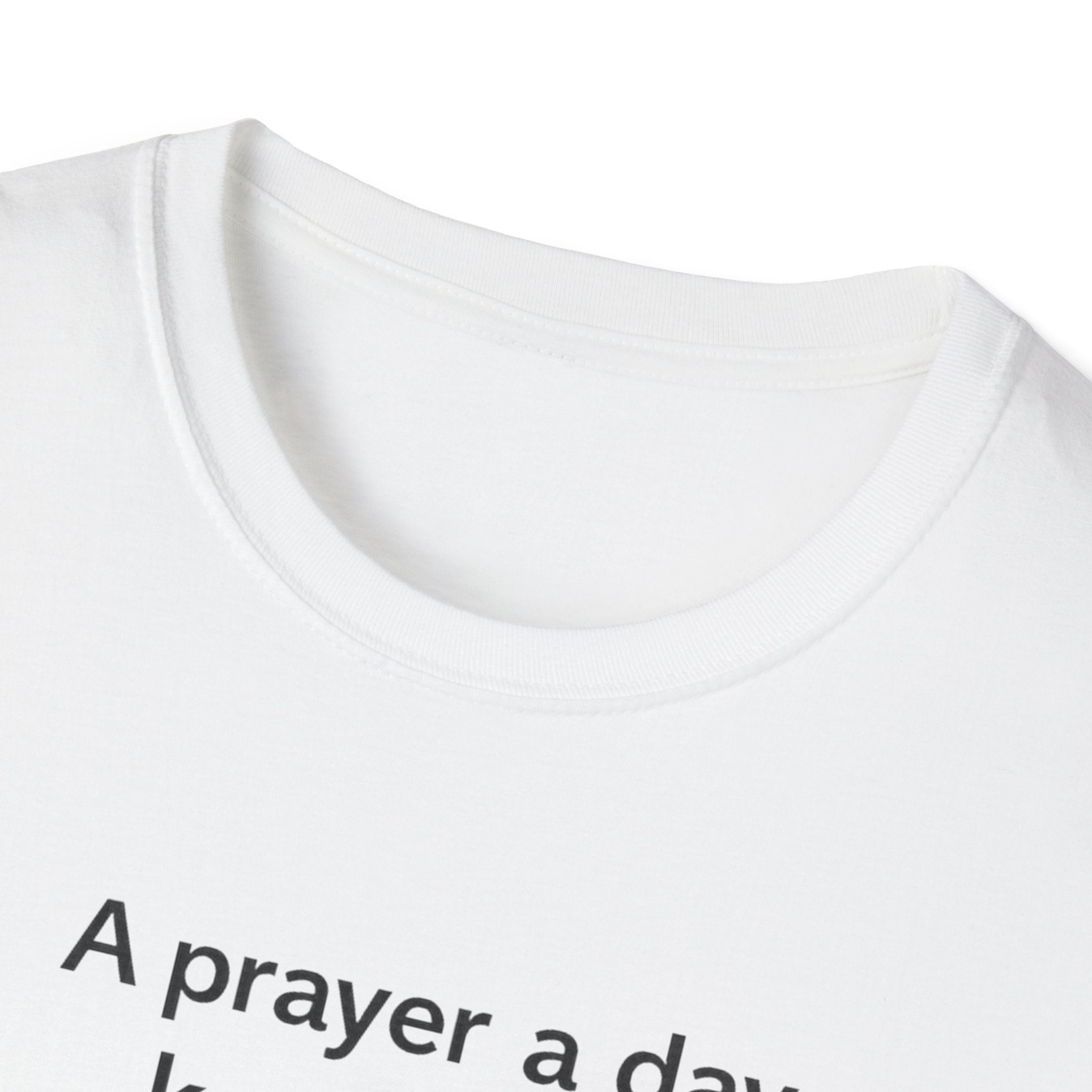 Prayer Keeps Temptations Away T-Shirt — Christian Faith Inspirational Tee
