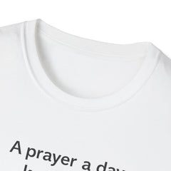 Prayer Keeps Temptations Away T-Shirt — Christian Faith Inspirational Tee