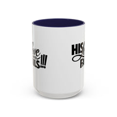 His Love Never Fails Coffee Mug — Inspirational Christian Accent Mug (11/15oz)