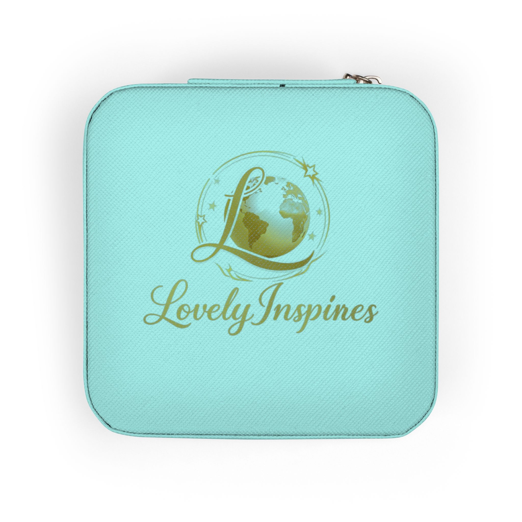 Compact Princess Jewelry Travel Case – Portable Ring & Earring Organizer