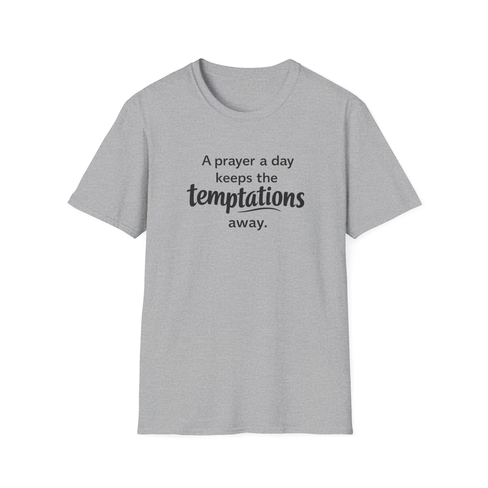 Prayer Keeps Temptations Away T-Shirt — Christian Faith Inspirational Tee