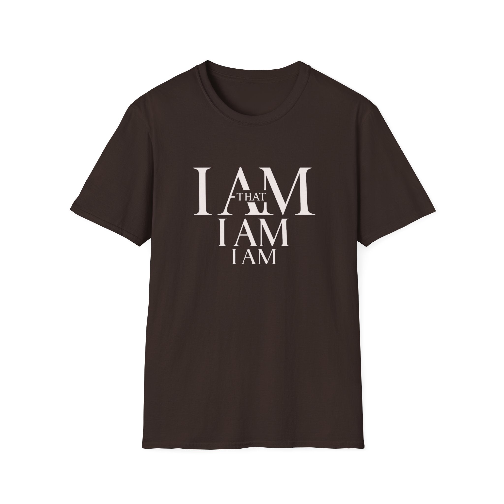 T-Shirt — "I AM" Minimalist Inspirational Graphic Tee