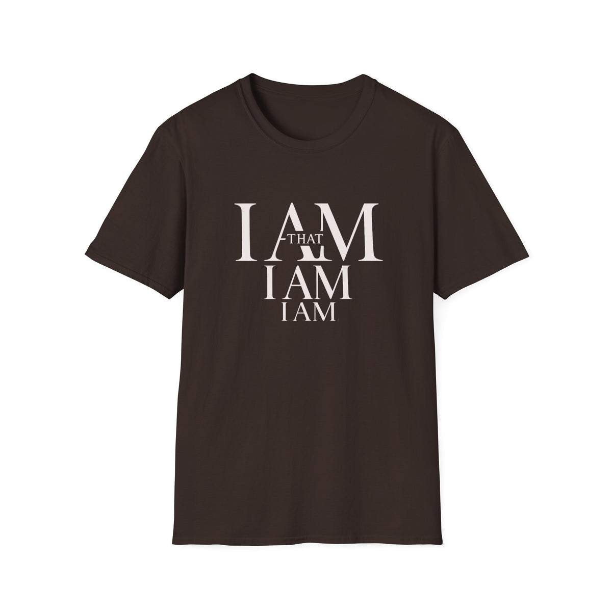 T-Shirt — "I AM" Minimalist Inspirational Graphic Tee