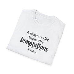 Prayer Keeps Temptations Away T-Shirt — Christian Faith Inspirational Tee