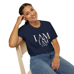 T-Shirt — "I AM" Minimalist Inspirational Graphic Tee