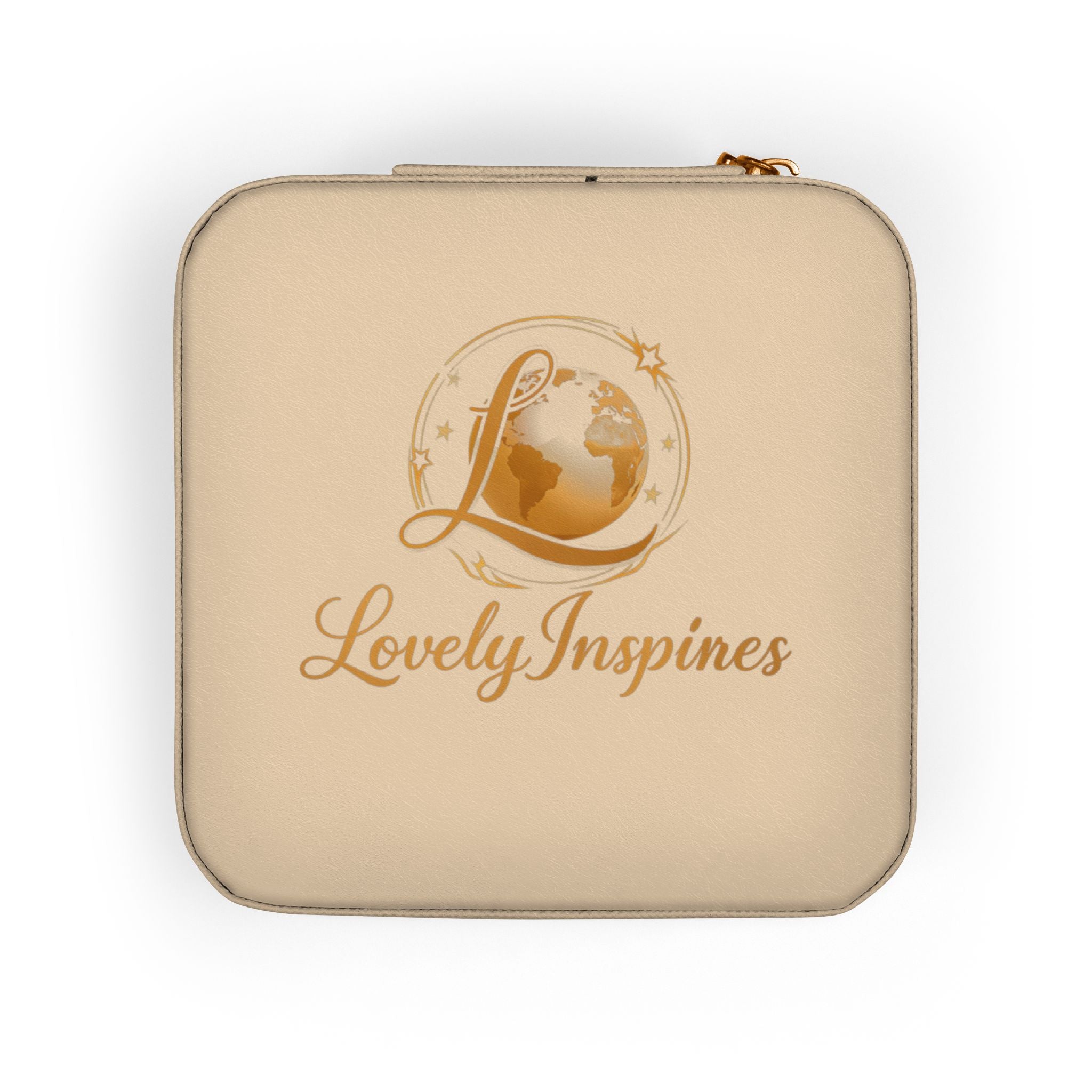 Compact Princess Jewelry Travel Case – Portable Ring & Earring Organizer