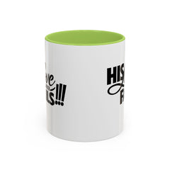 His Love Never Fails Coffee Mug — Inspirational Christian Accent Mug (11/15oz)