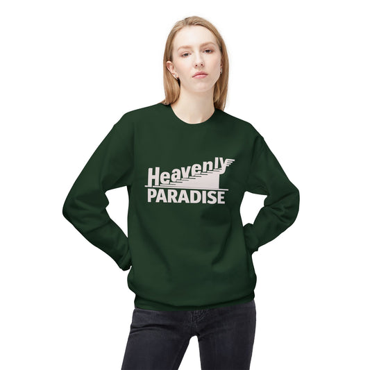 Heavenly Paradise Crewneck Sweatshirt - Vintage Flight Graphic