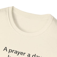 Prayer Keeps Temptations Away T-Shirt — Christian Faith Inspirational Tee