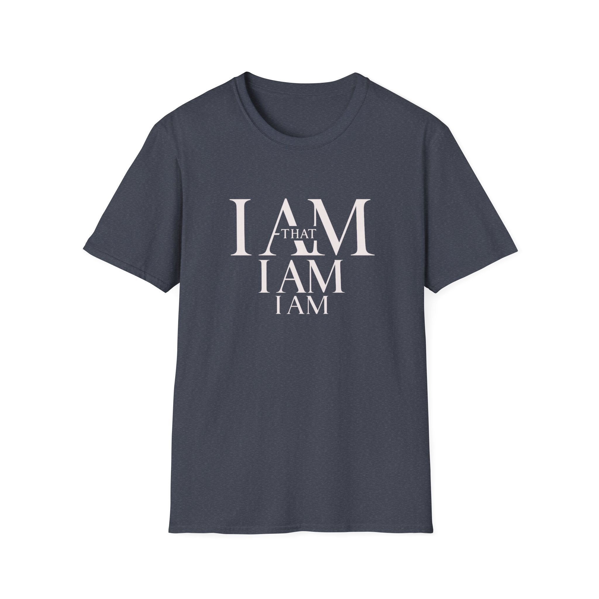 T-Shirt — "I AM" Minimalist Inspirational Graphic Tee