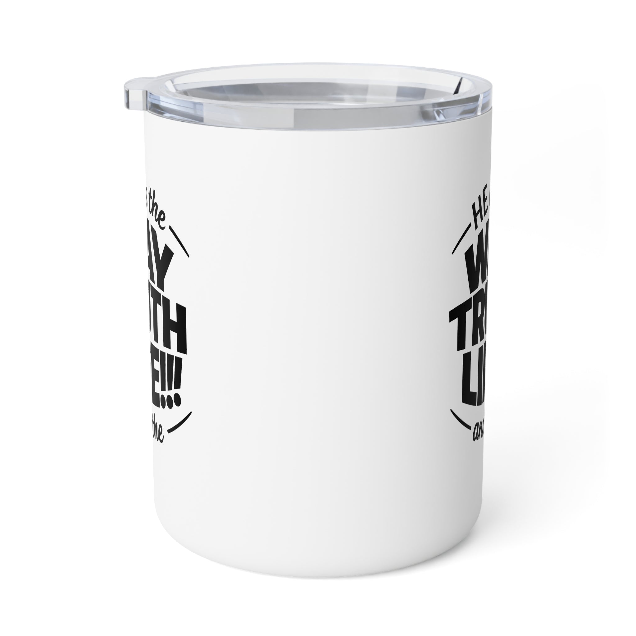 10oz Insulated Coffee Mug — "Hey, Who Trashed My Life?" Novelty Travel Mug