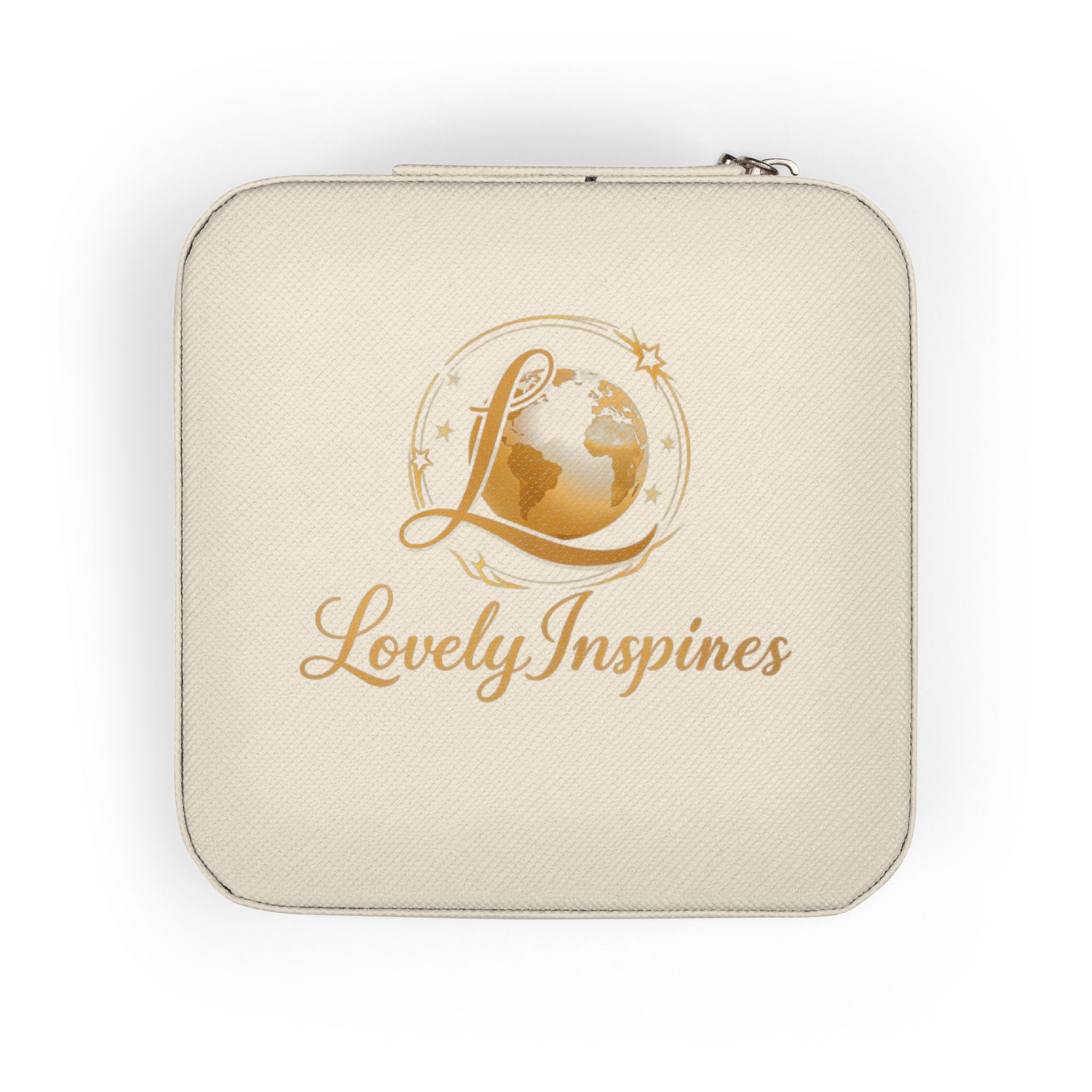 Compact Princess Jewelry Travel Case – Portable Ring & Earring Organizer