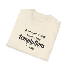 Prayer Keeps Temptations Away T-Shirt — Christian Faith Inspirational Tee