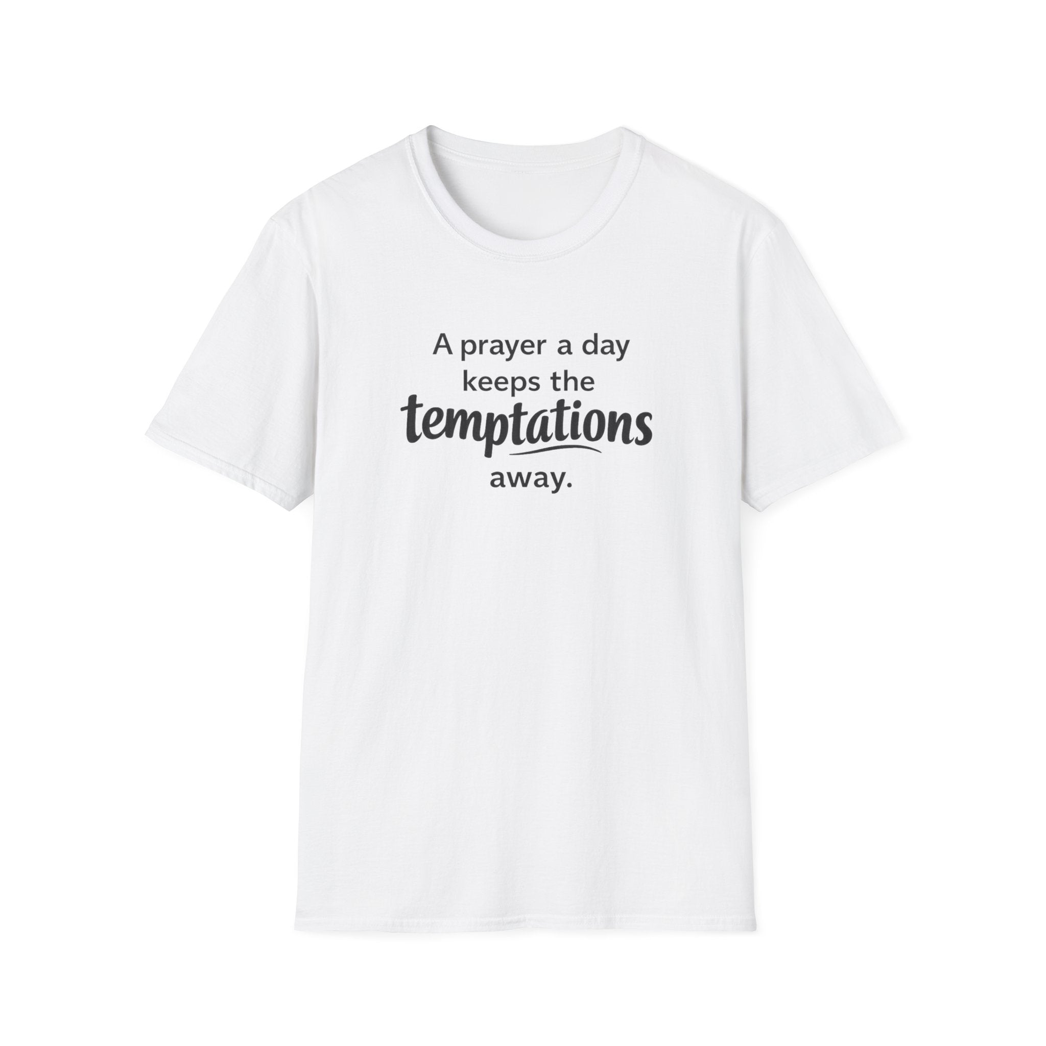 Prayer Keeps Temptations Away T-Shirt — Christian Faith Inspirational Tee