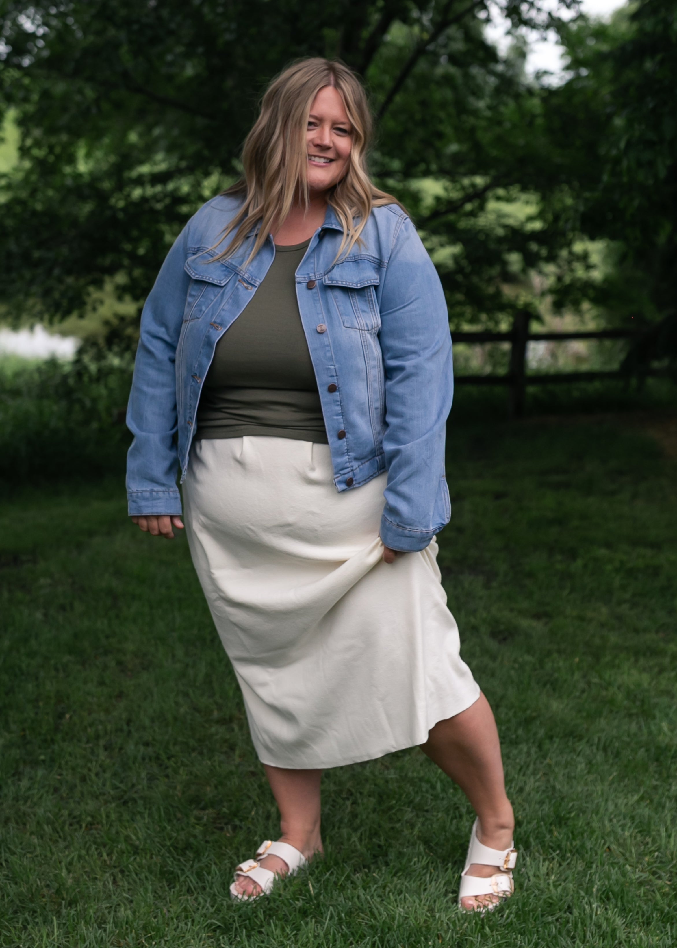 Essential Ribbed Half Sleeve Tee